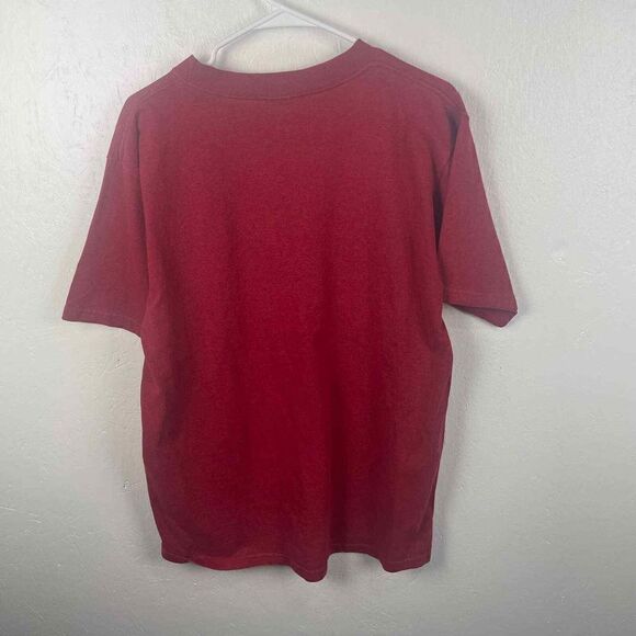 Vintage Eco Mountain Recycled Cotton Red Yellowstone Made in USA T Shirt Size L‎ - Picture 7 of 7
